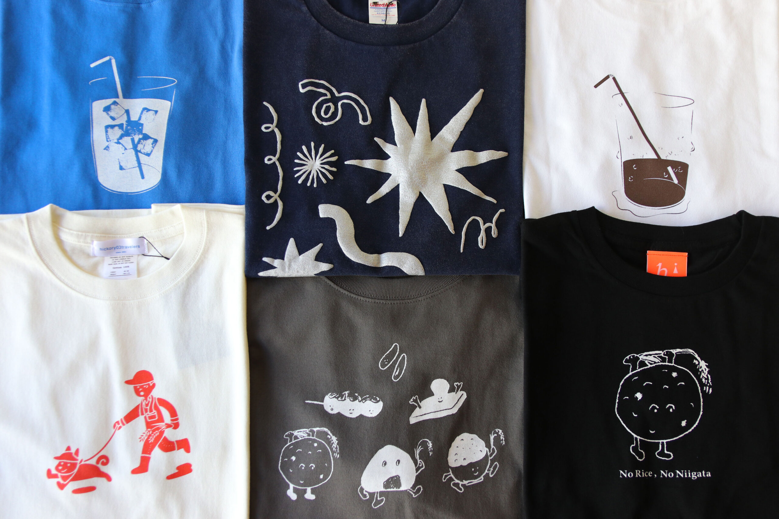 火照った身体にさらりと装う、涼しげなTシャツ。ヒッコリー2026 Summer